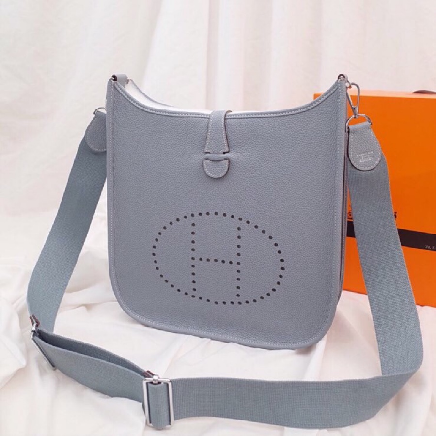 에르메스 에블린29 린넨블루 은장